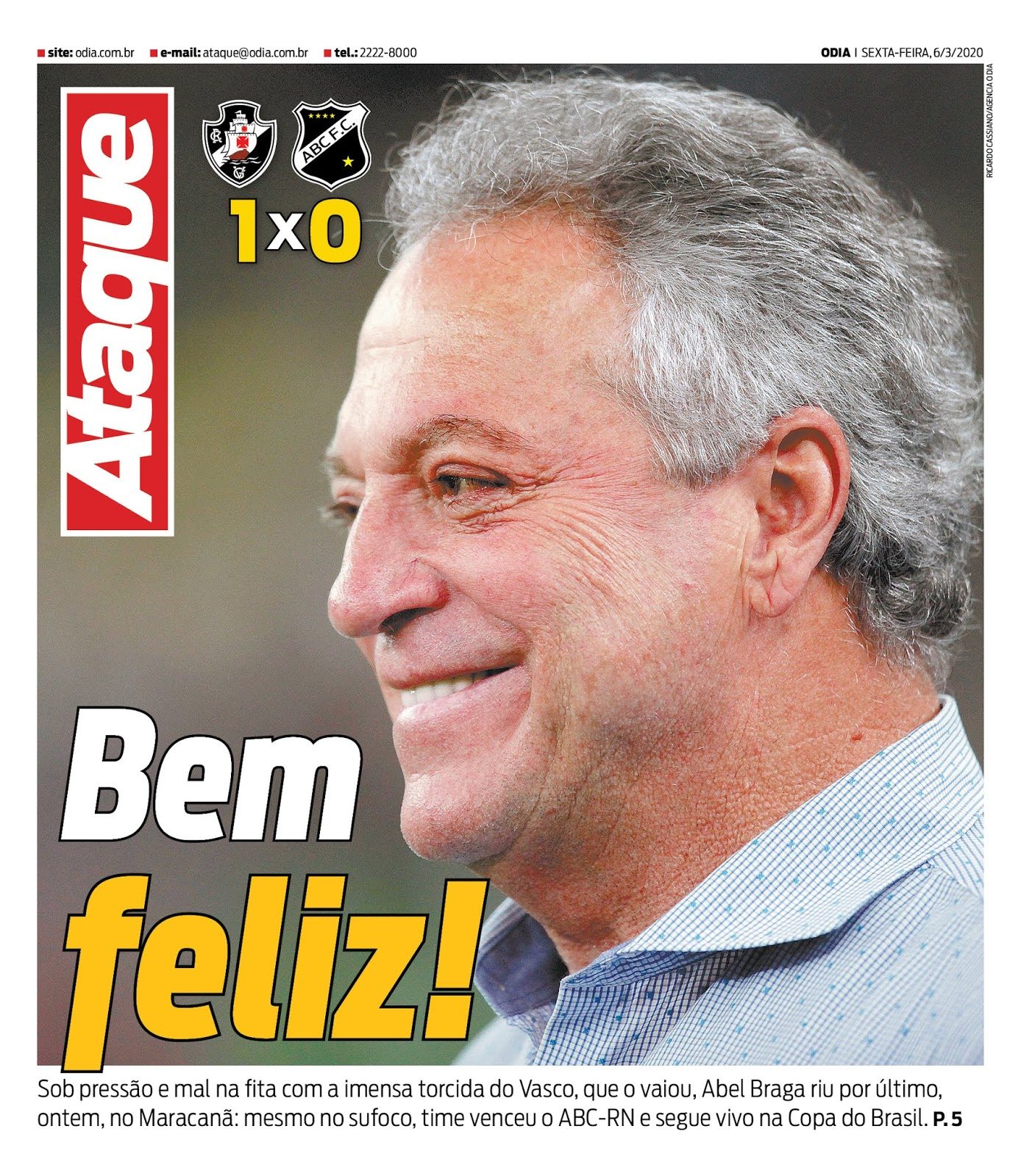 Veja como a imprensa destacou a vitória e a classificação do Vasco