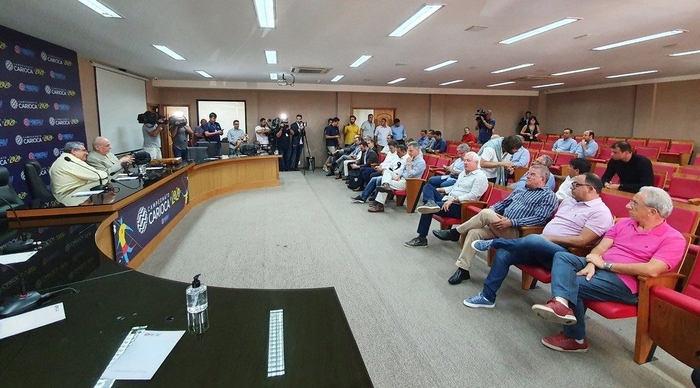 Coronavírus: Ferj e clubes decidem suspender Campeonato Carioca por tempo indeterminado