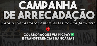 Que atitude! Vascaínos se unem para ajudar ambulantes de São Januário