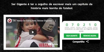 Campanha #BoraRenovar chega a marca de 70mil sócios-torcedores