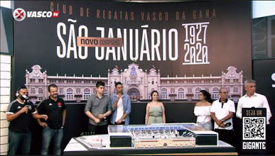 Vasco apresenta maquete do novo complexo de São Januário; Confira detalhes