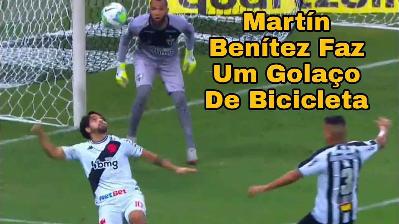 Obra de arte: veja o gol de bicicleta de Martín Benítez contra o Atlético-MG por outro ângulo