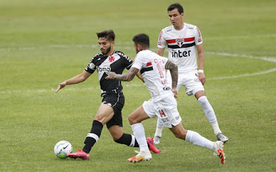Confira os relacionados do Vasco para o jogo contra o São Paulo
