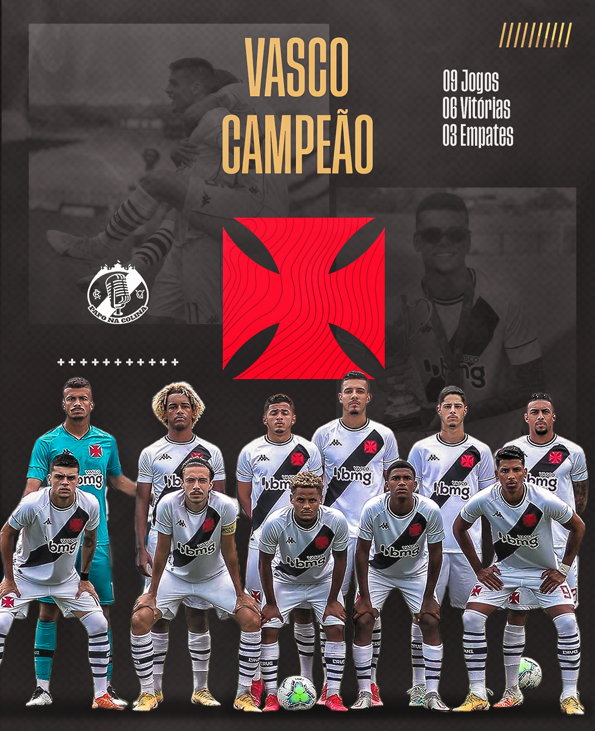 CAMPEÃO! Vasco empata com o Bahia e conquista a Copa do Brasil sub-20