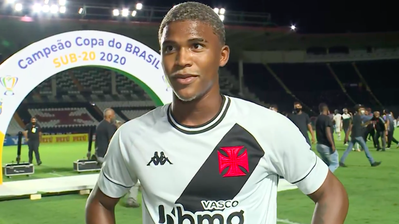Joia da base, Caio Eduardo não renova com o Vasco e assina com time europeu
