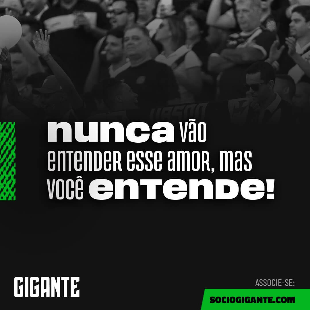 Vasco anuncia novos planos de sócio torcedor Gigante: “Nunca vão entender esse amor… MAS VOCÊ ENTENDE!”