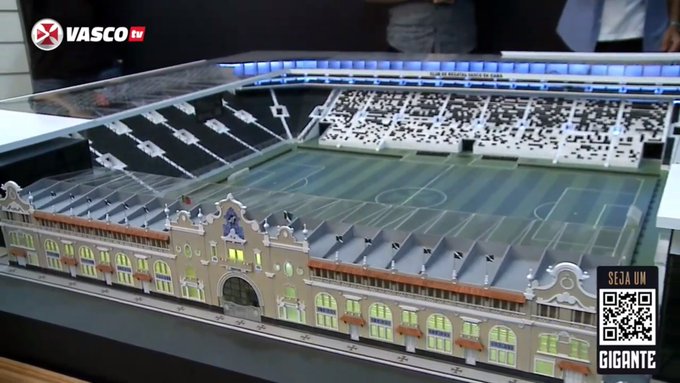 Maquete do projeto de reforma de São Januário