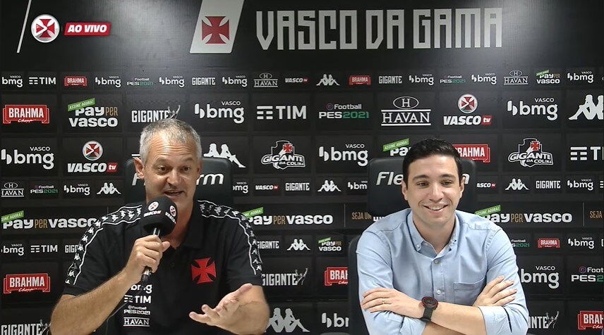 Lisca convida Diego Souza:”Se conseguirmos o acesso, ano que vem ele vem jogar a série A aqui no Vasco”