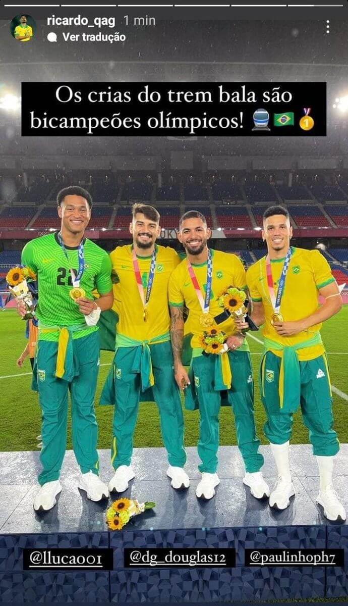 Brasil é medalha de ouro no futebol; Lucão e Ricardo Graça são campeões olímpicos