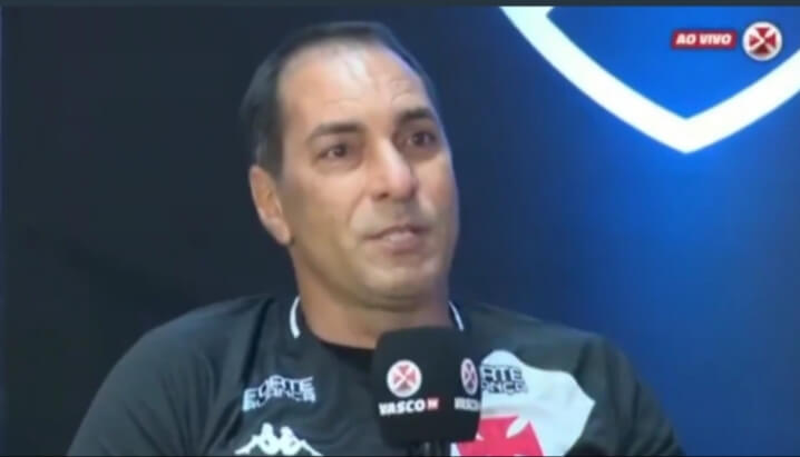 “Certeza que tinha a mão de Deus em tudo”: Edmundo se emociona ao lembrar do Gigante e da torcida cruzmaltina no pré-jogo da Vasco TV