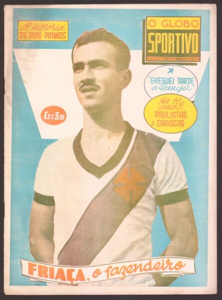 Autor do gol da Seleção Brasileira no ”Maracanazo” e craque do Expresso da Vitória, Friaça completaria 97 anos hoje