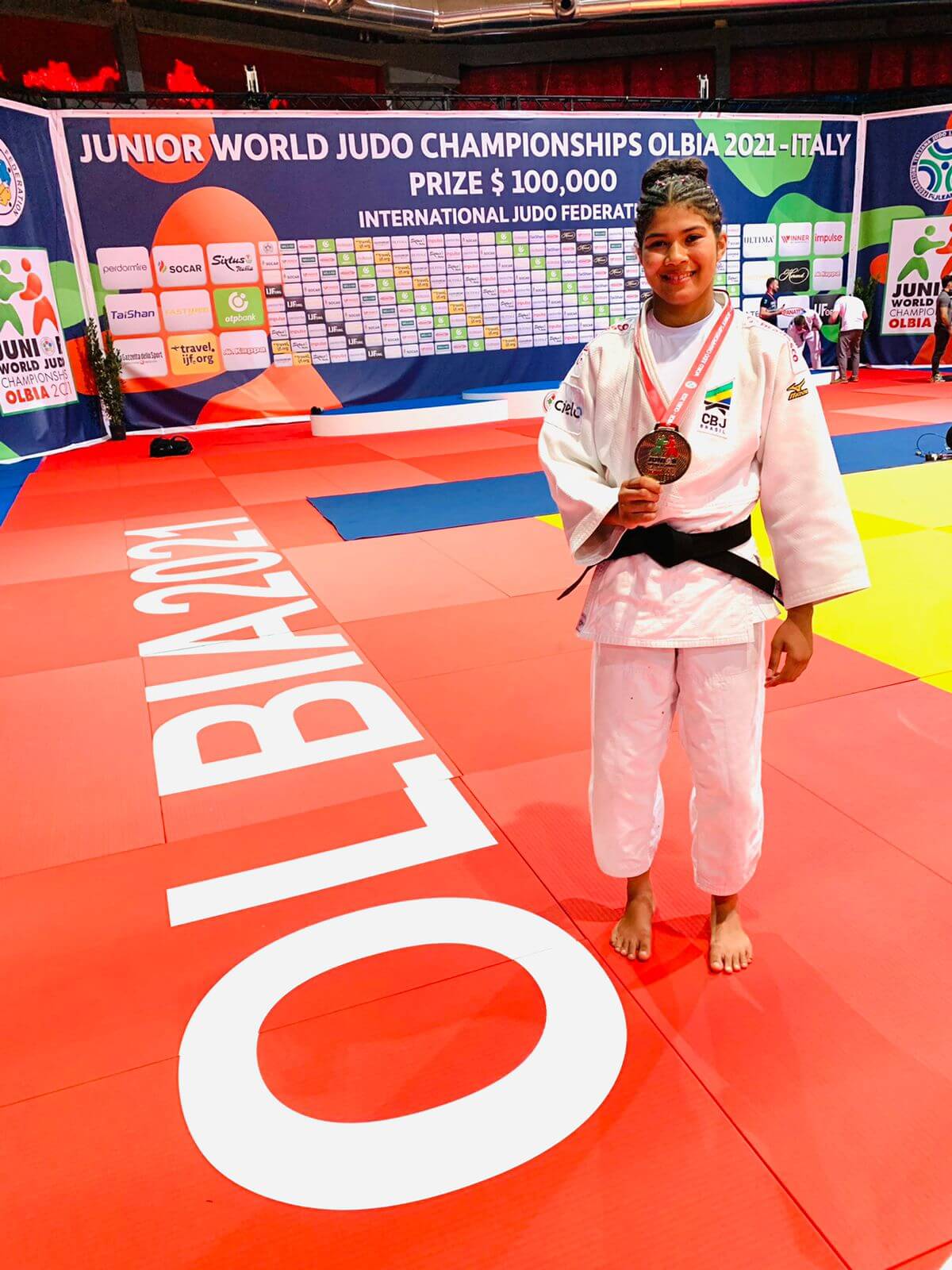Judô: Luana Carvalho é bronze no Mundial Júnior