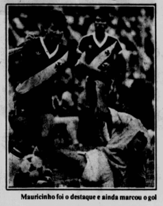 Mauricinho foi o destaque do Vasco no primeiro jogo (Foto: Jornal dos Sports)