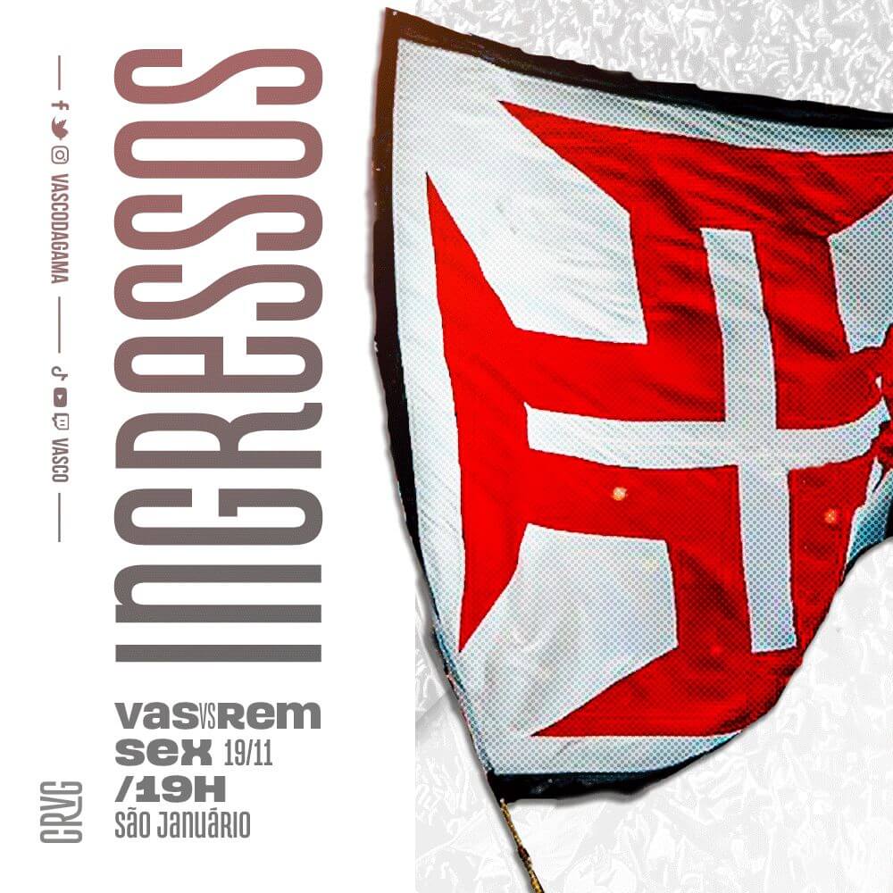 Vasco inicia venda de ingressos para a partida contra o Remo