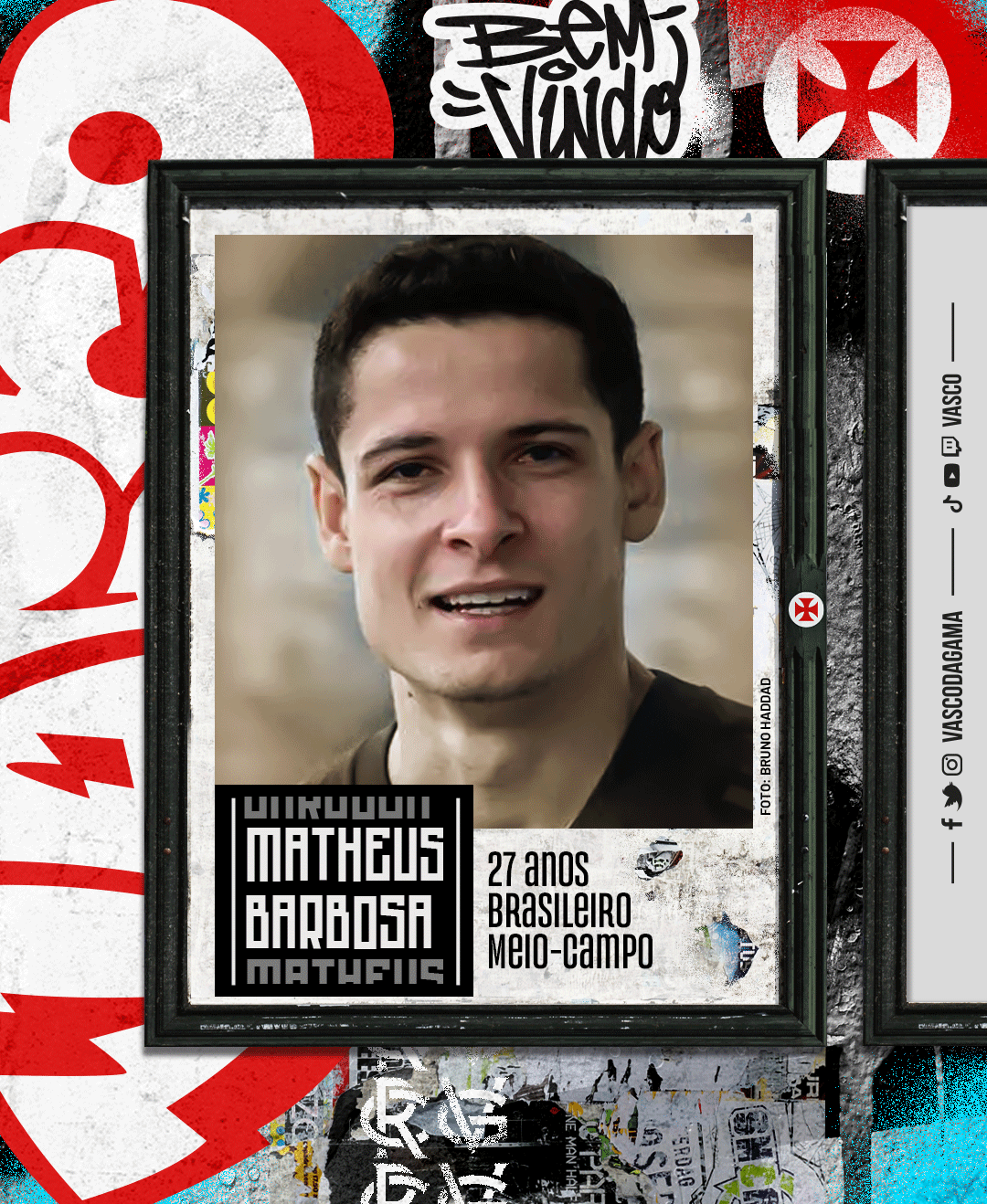 VASCO ANUNCIA OFICIALMENTE MATHEUS BARBOSA