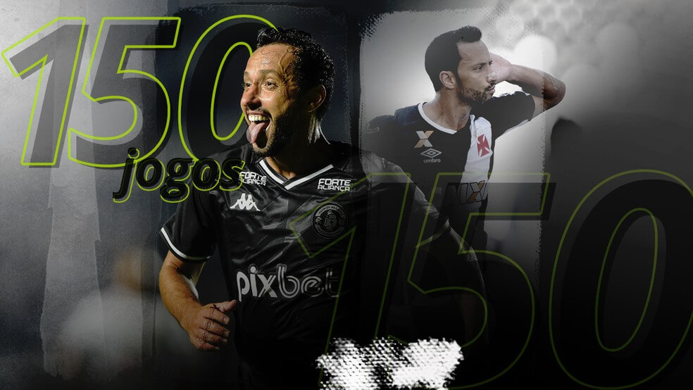 Nenê completará 150 jogos com a camisa do Vasco diante da Portuguesa