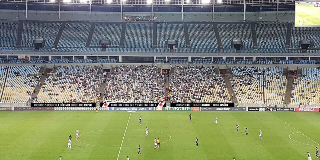 Consórcio do Maracanã não autoriza novamente faixa RESPEITO, IGUALDADE E INCLUSÃO