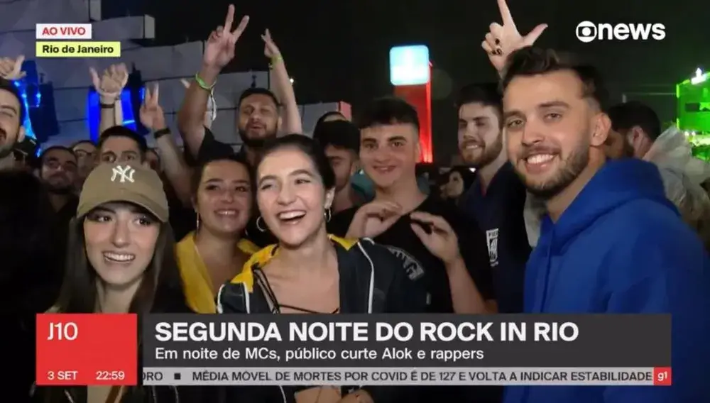 “Estar sempre falando do nosso time”, disse torcedor que viralizou no Rock in Rio ao gritar ‘Vasco’ em entrevista